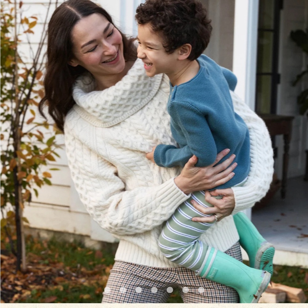 Doen Gillian Cream Cowl Neck Sweater